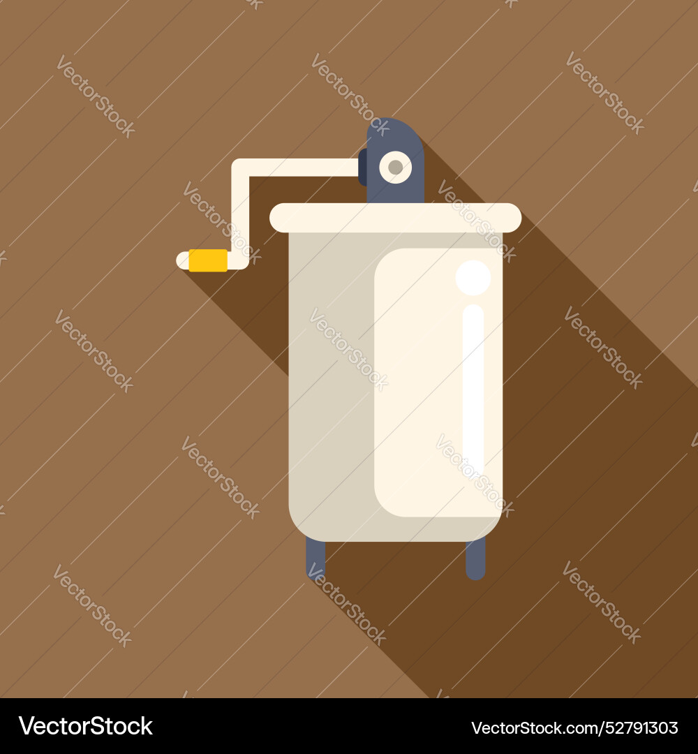 Manual butter churn machine for making from Manual butter churn machine for making from Vector Image