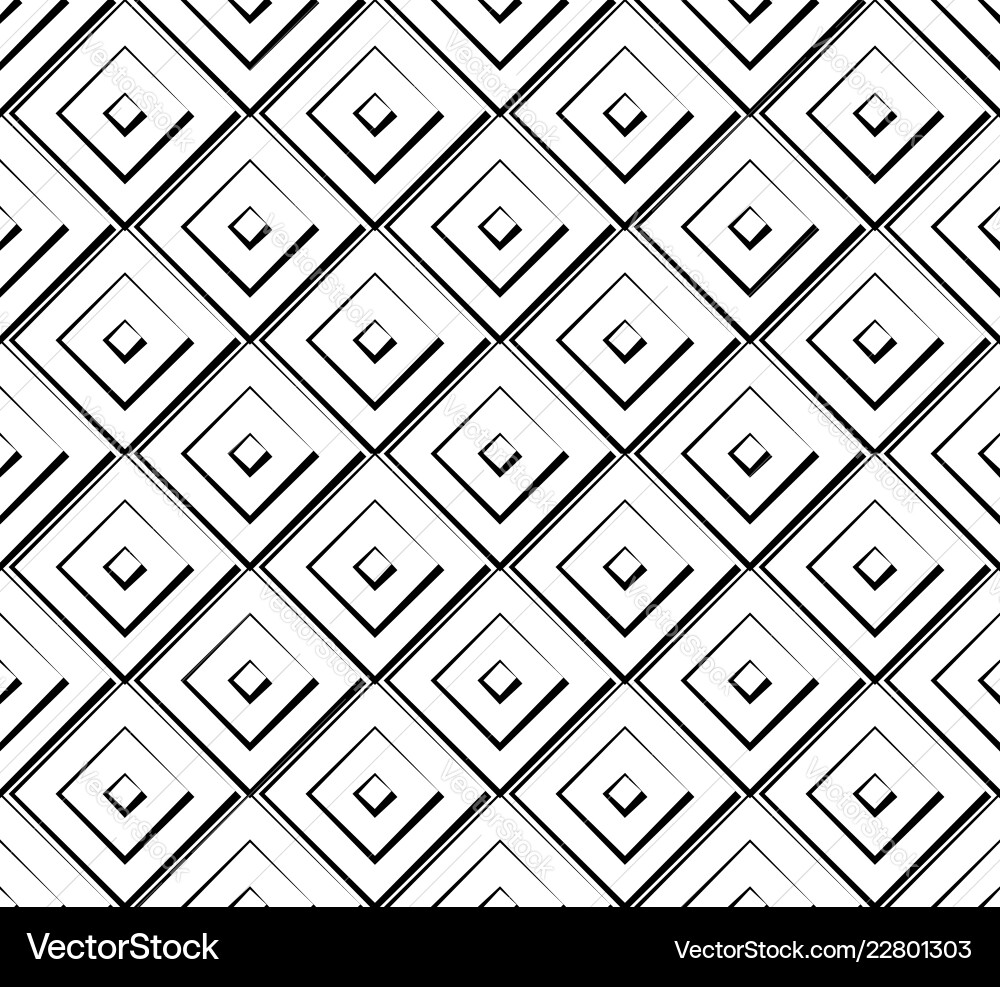 Square pattern series seamlessly repeatable Vector Image