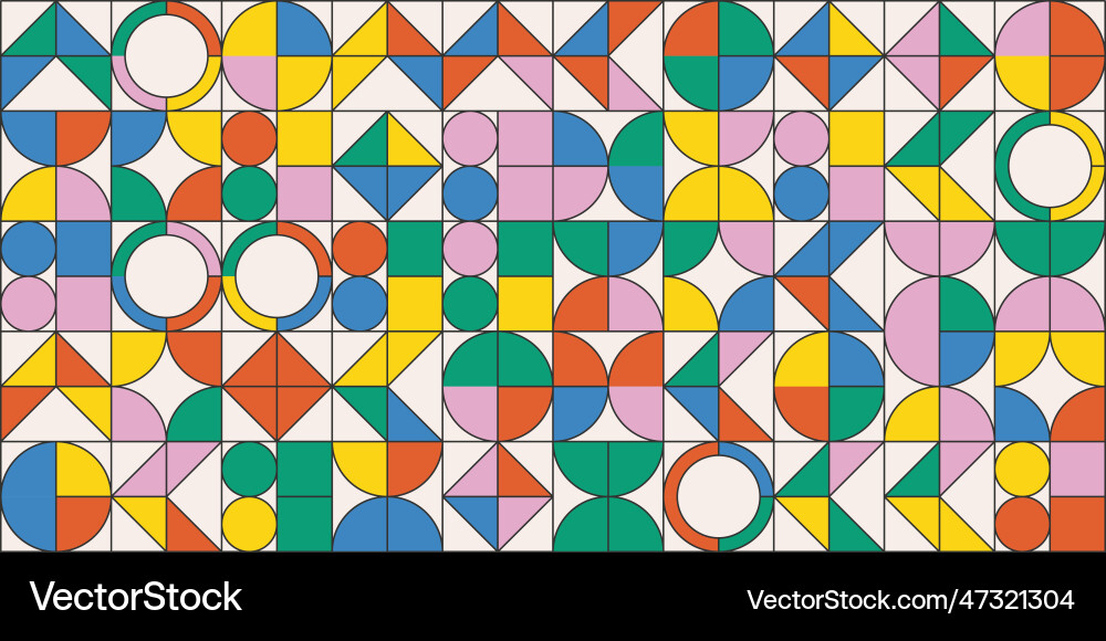Colorful abstract pattern with simple Colorful abstract pattern with simple vector image
