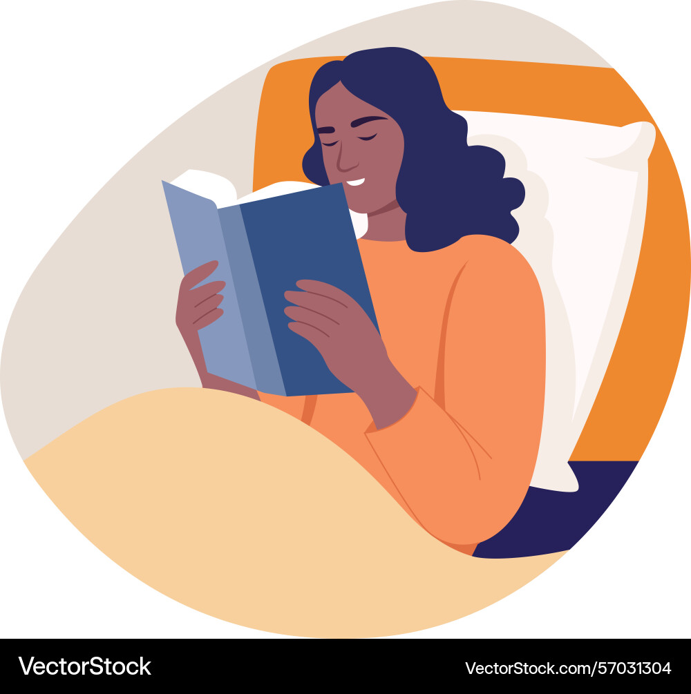Flat style showing a character doing Vector Image