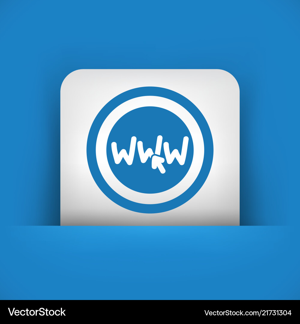 Internet connection icon vector image