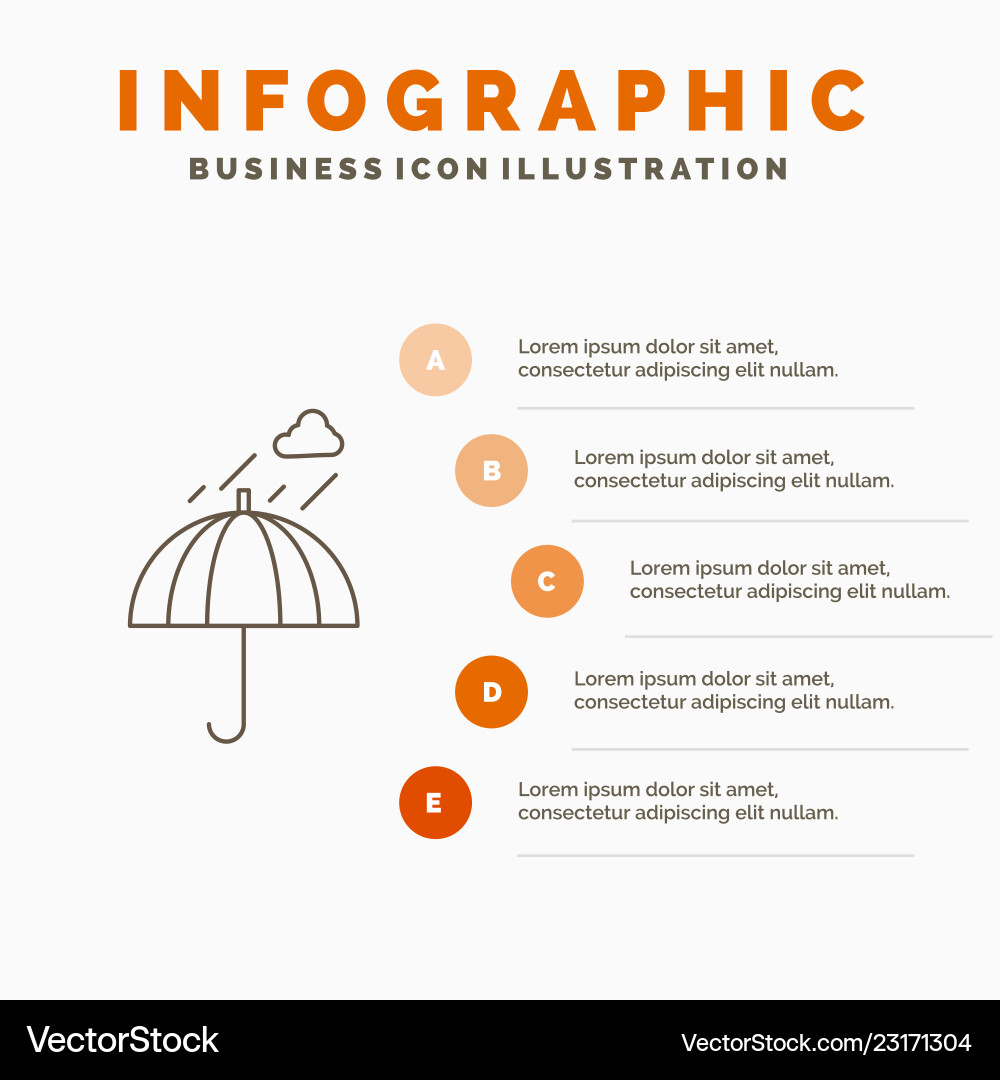 Regenschirm Camping Regen Sicherheit Wetter Infografiken Regenschirm Camping Regen Sicherheit Wetter Infografiken vektorbild