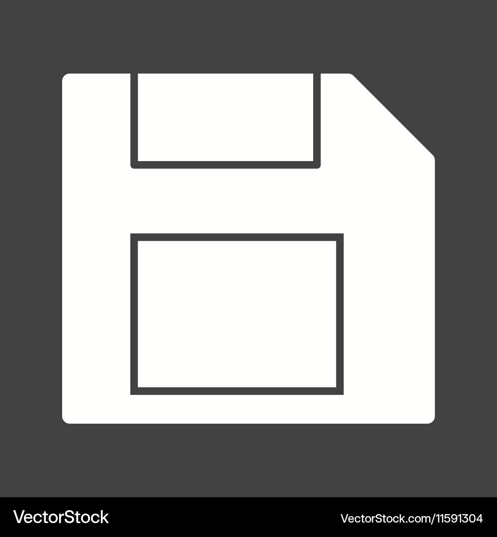 Save button vector image