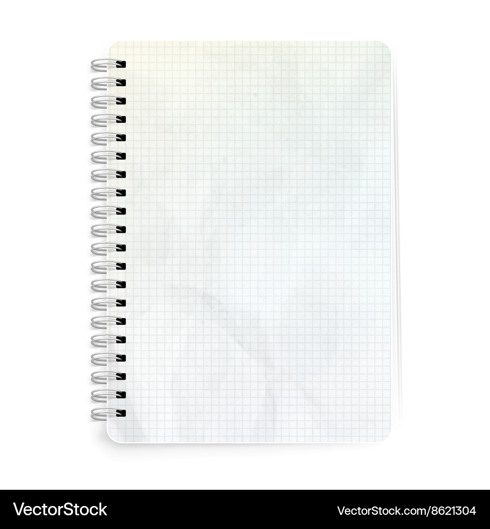 Template notepad design eps 10 vector image