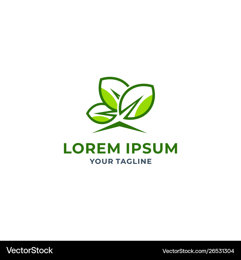 Tree design in flat green color Tree design in flat green color vector image