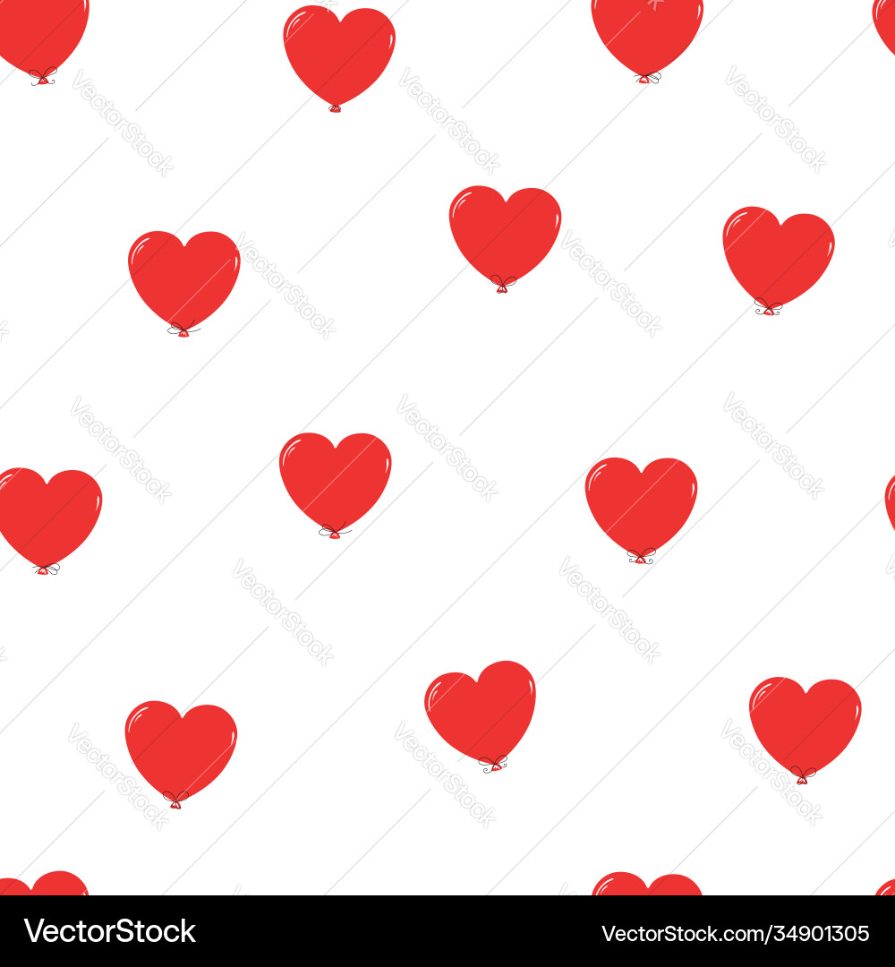 Balloons seamless pattern Balloons seamless pattern vector image