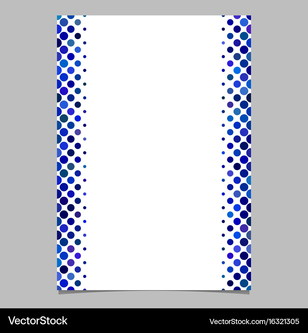 Circle pattern page background template vector image