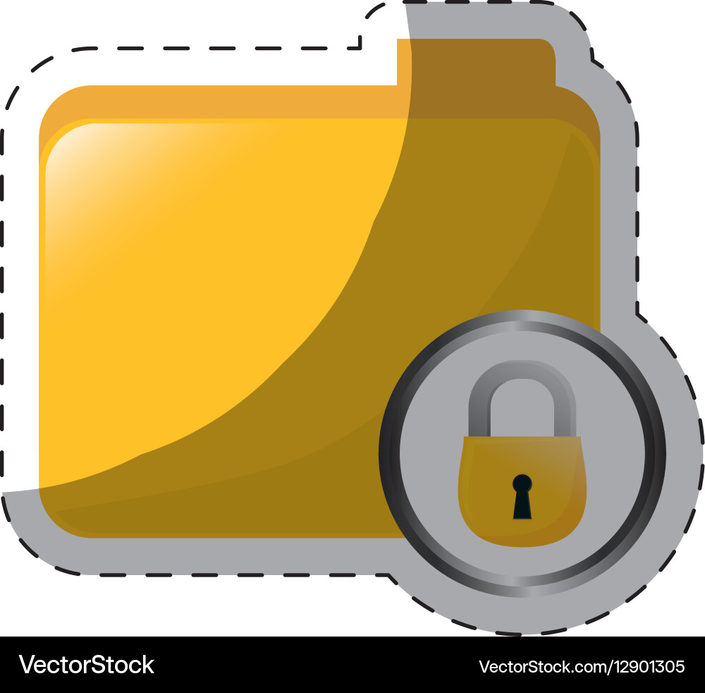 Digital or internet securityicon image vector image