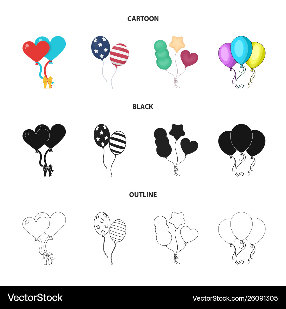 Isolated object happy and fun icon collection Vector Image