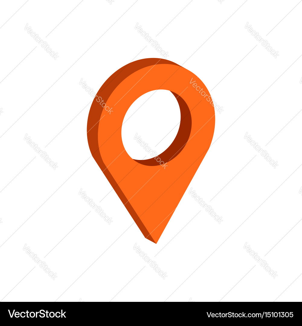 Map Pointer Location Icon vector image