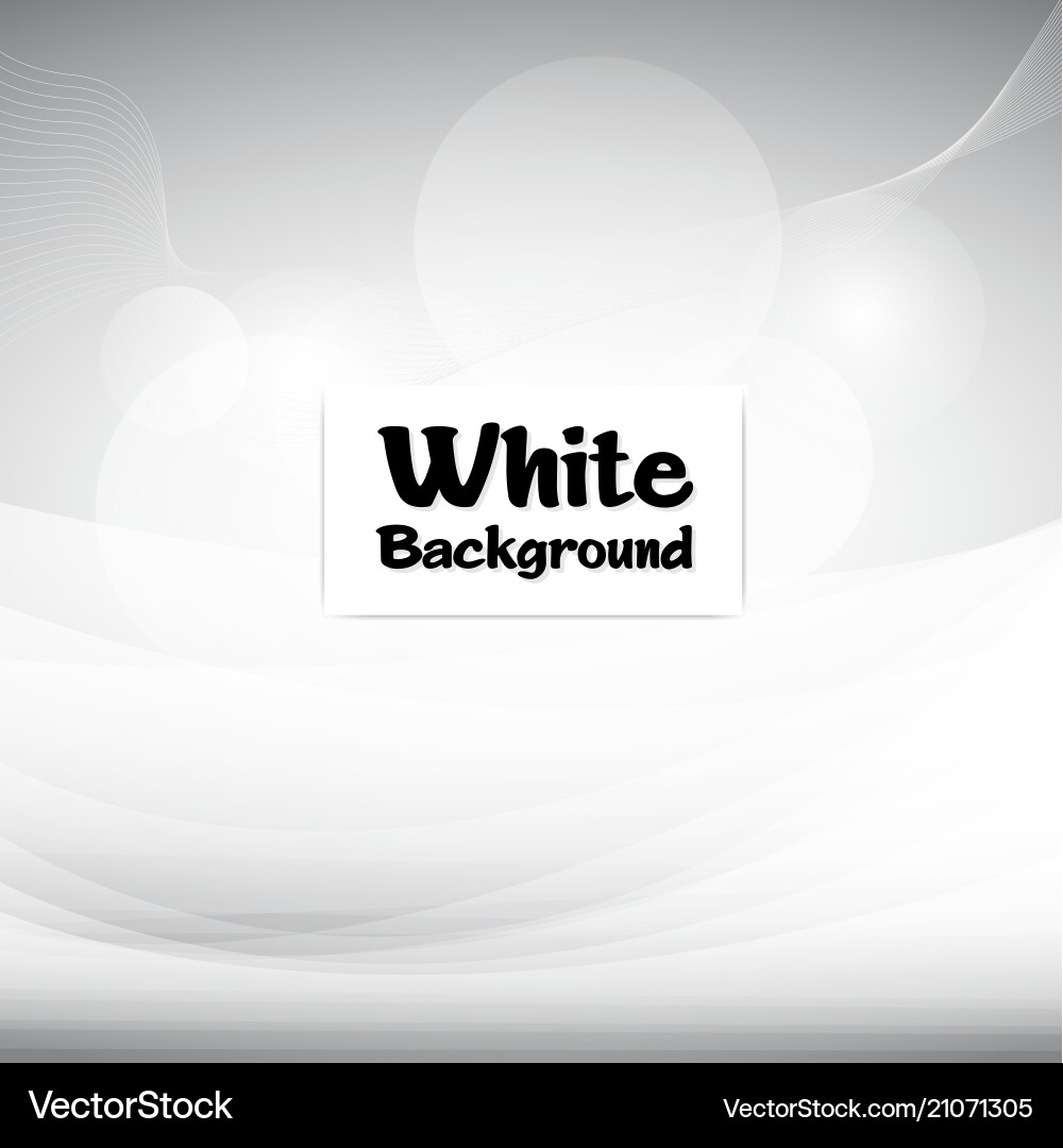 Smooth abstract white soft background image Vector Image