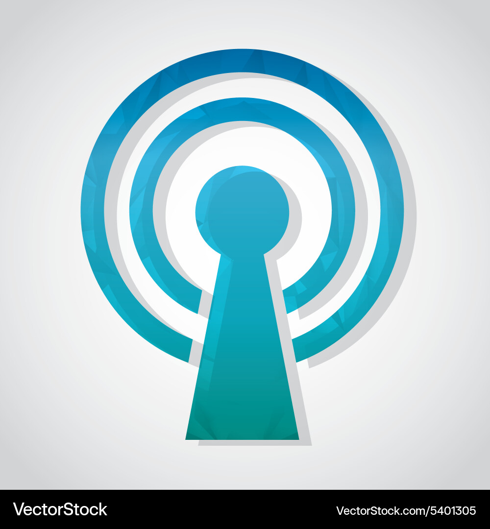 Wifi connection vector image