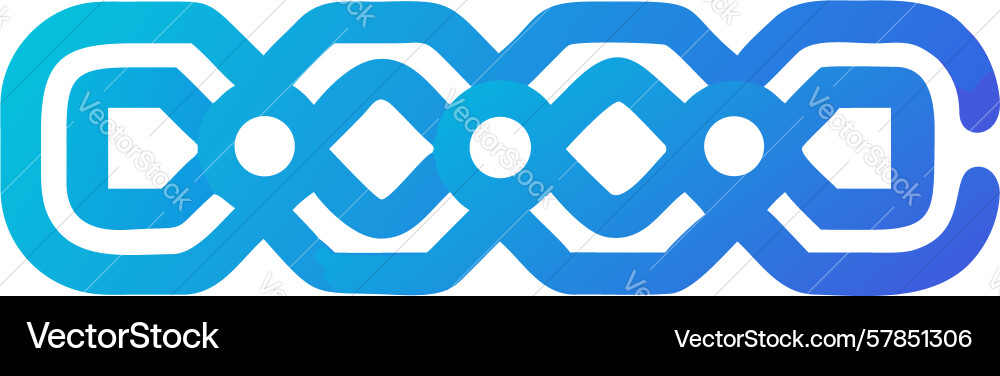 Abstract blue wavy lines pattern design Vector Image