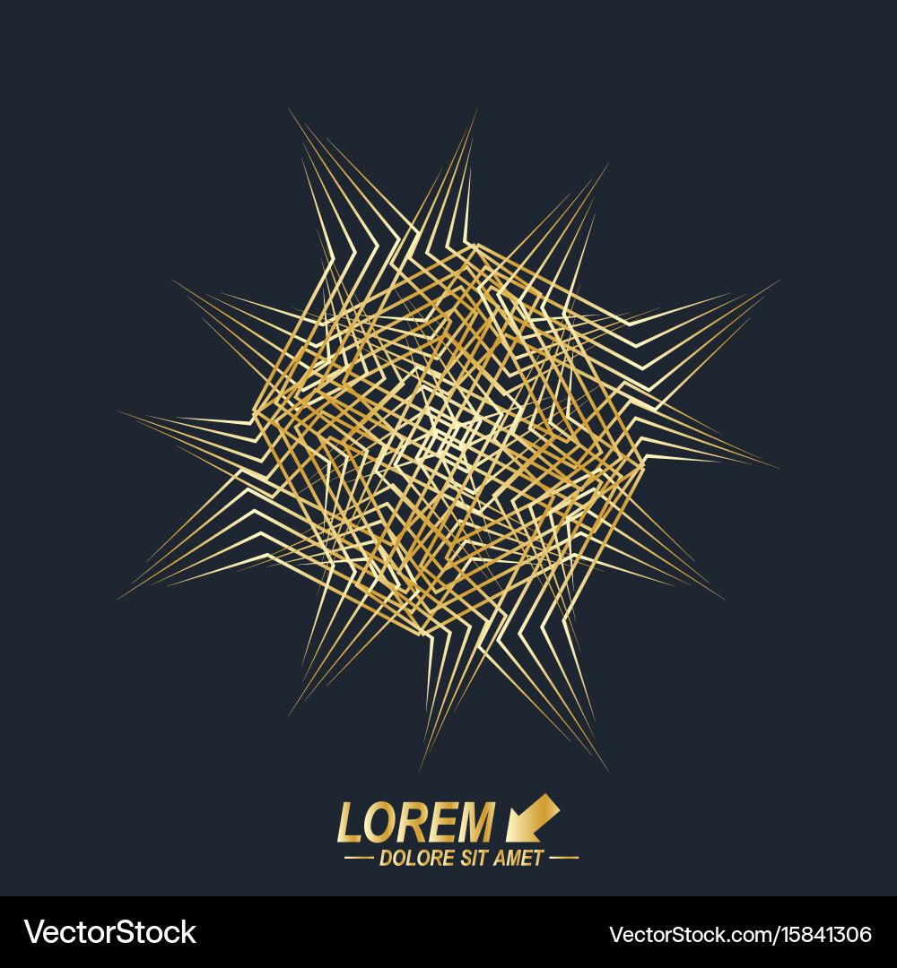 Fractal element virtual background communication Vector Image