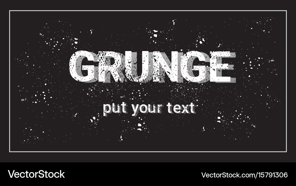 Frame for copy space with grunge textured Vector Image