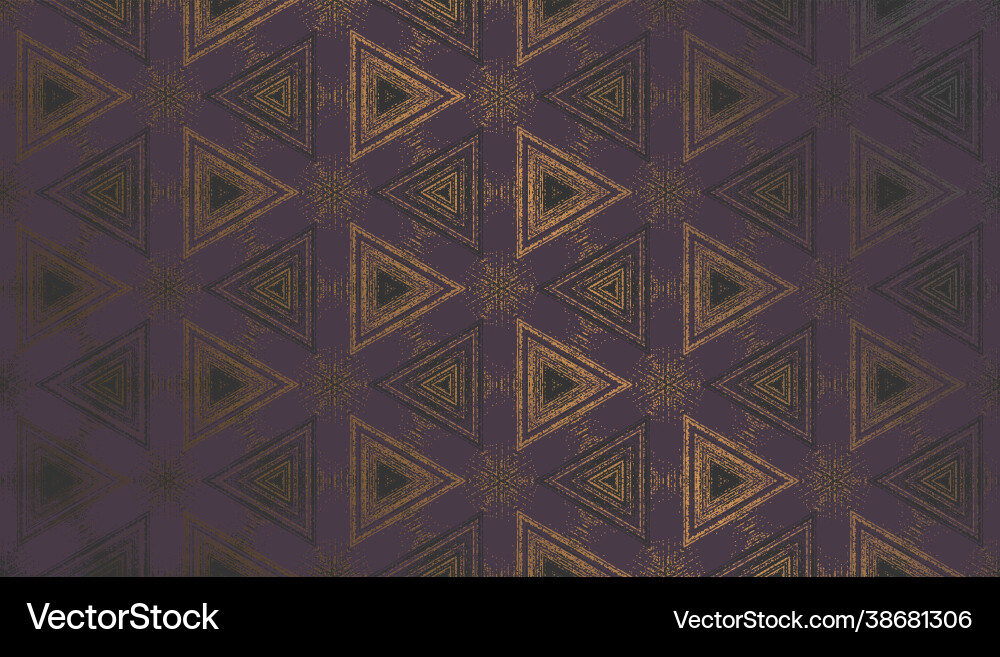 Geometric abstract textured kaleidoscope pattern Vector Image