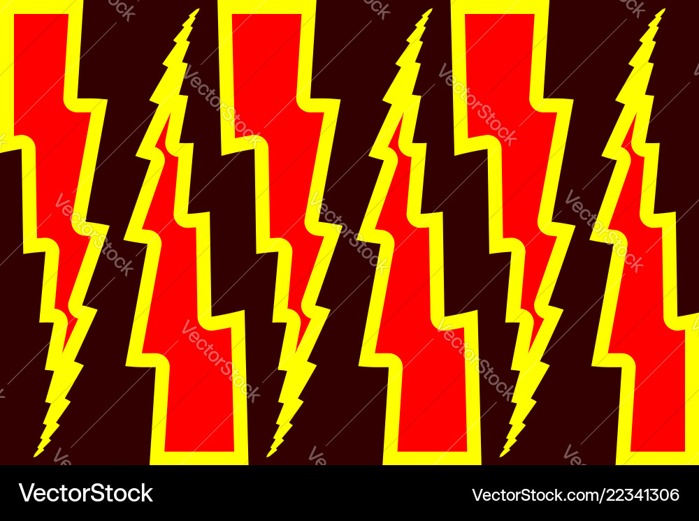 Lightning bolt - abstract geometric pattern Lightning bolt - abstract geometric pattern Vector Image