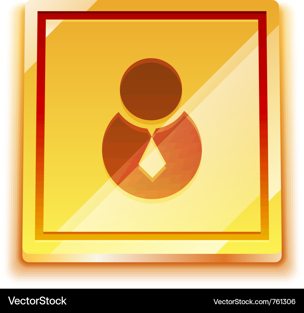 Modern Login Button vector image