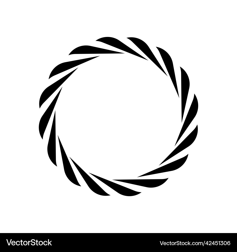 Rope Circle Icon - Loop vector image