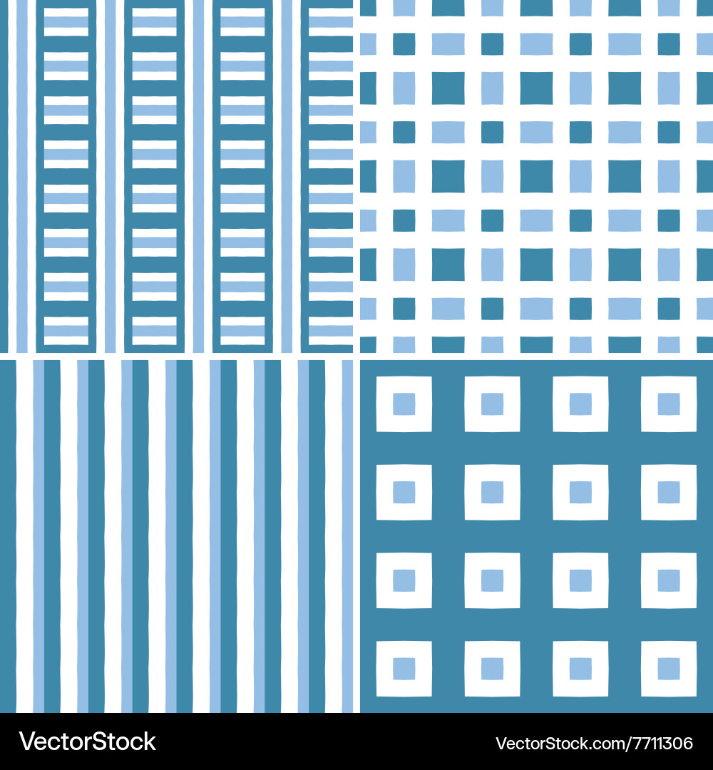 Seamless patterns Vector Image