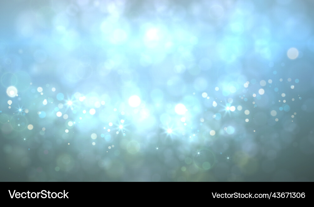 Soft nature bokeh with smooth light abstract Vector Image