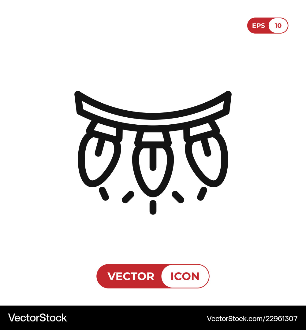 Lichter Icon Lichter Icon vektorbild