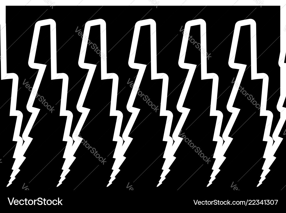 Lightning bolt - abstract geometric pattern Lightning bolt - abstract geometric pattern vector image