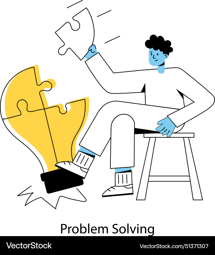 Problem solving Vector Image