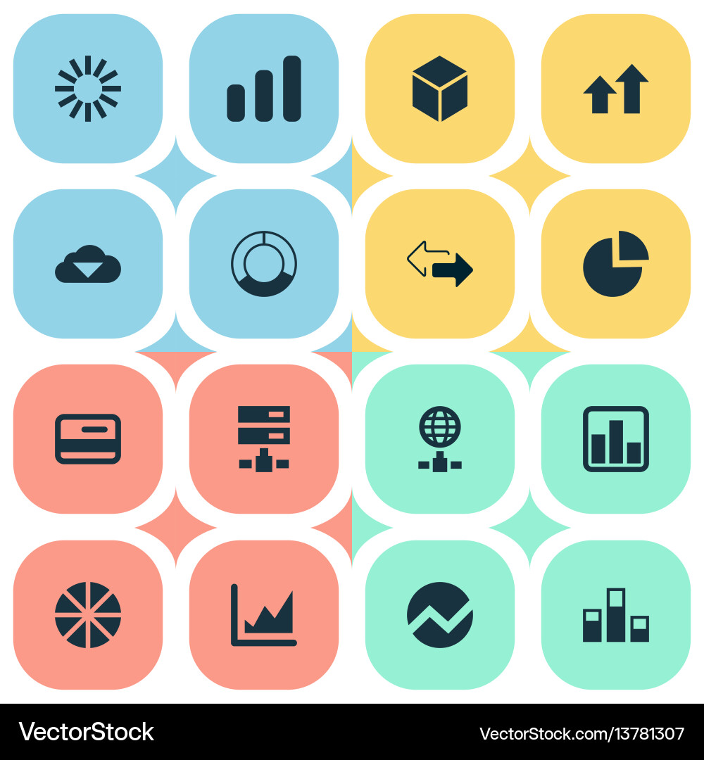 Set of simple information Set of simple information Vector Image