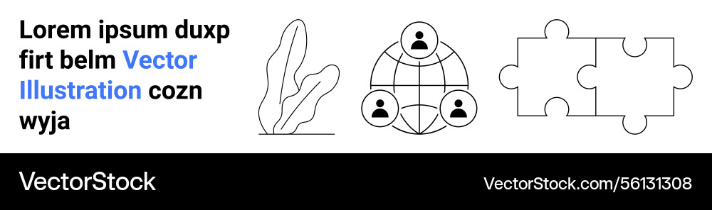 Abstract representation of networking Abstract representation of networking vector image