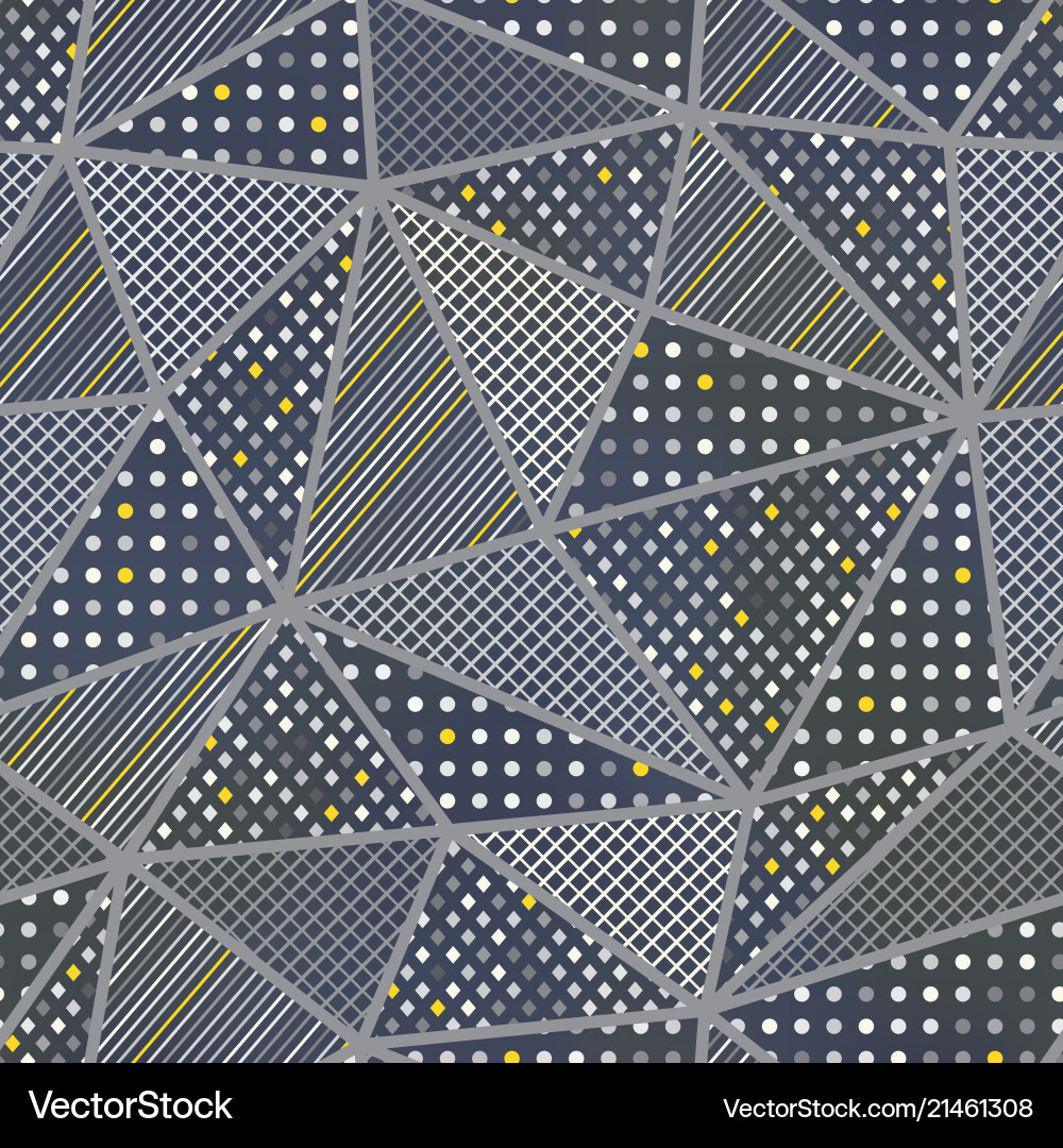 Geometric Triangle Pattern vector image