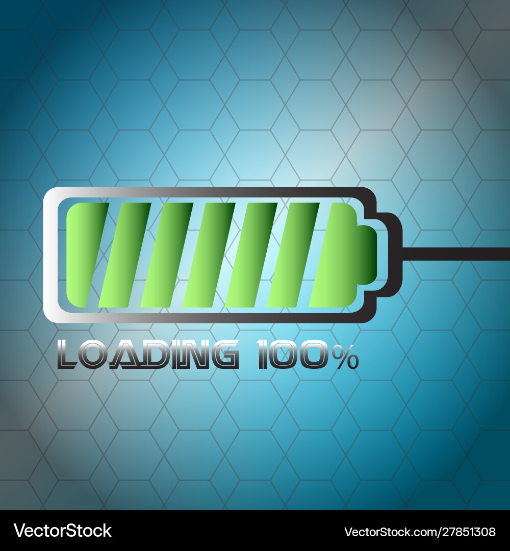 Loading bar over a textured background vector image