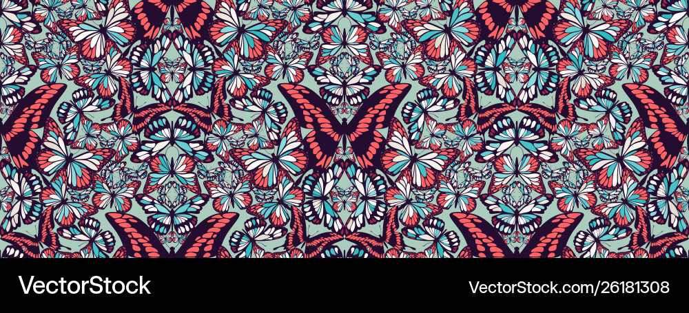 Seamless pattern from various colored Vector Image