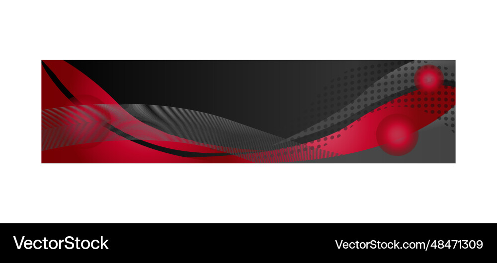 Abstract dynamic wavy header or banner design Vector Image