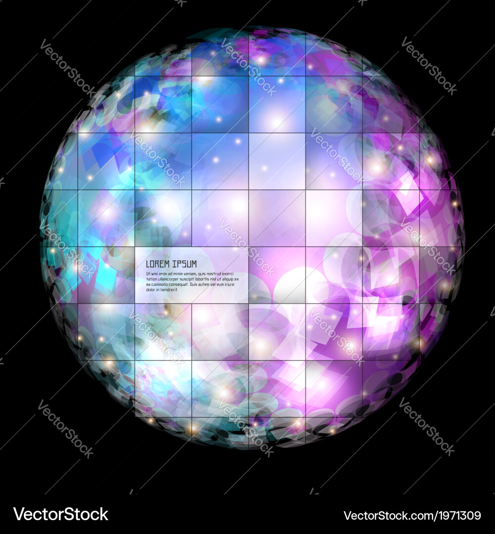 Abstract usable for different design vector image