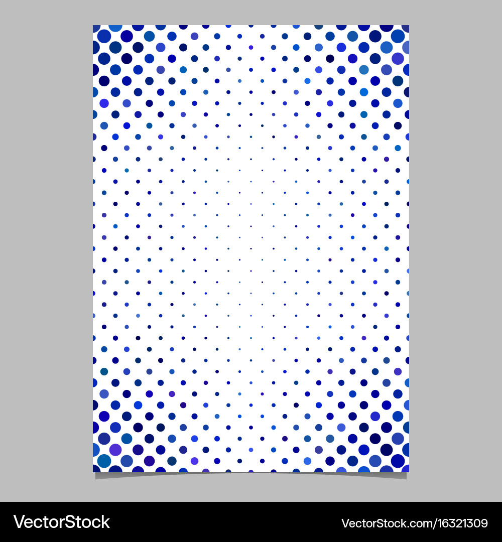 Circle pattern page background template vector image