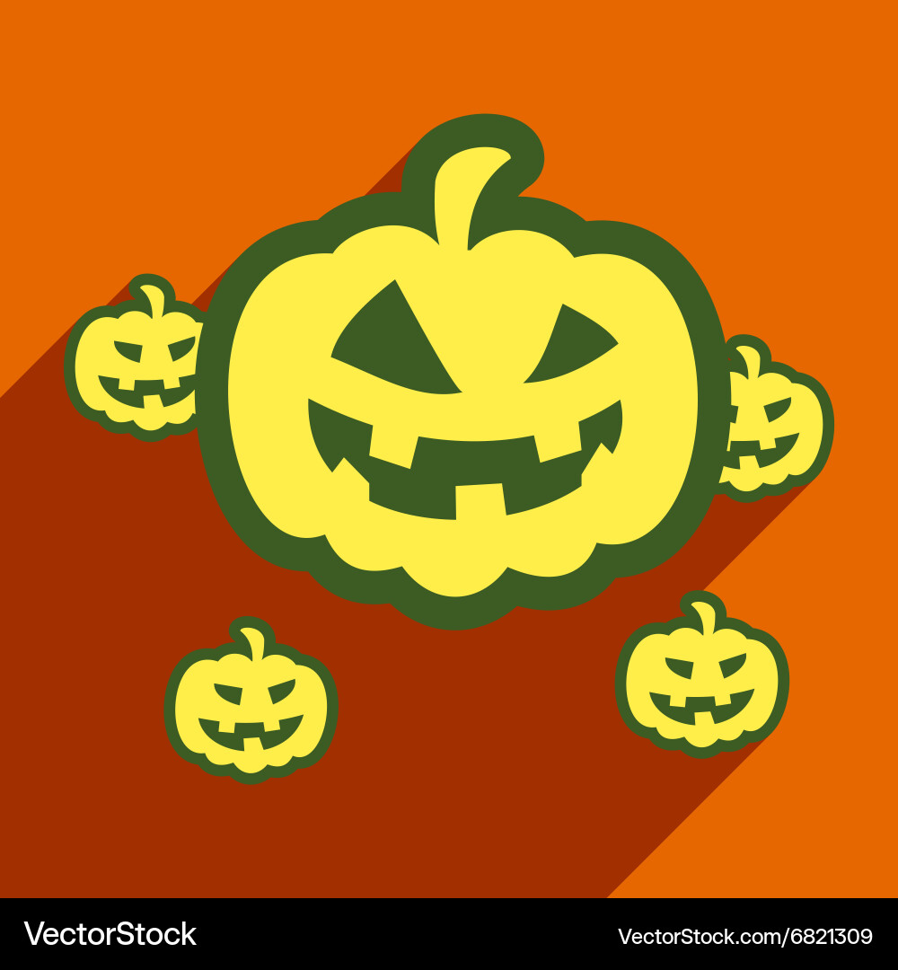 Flat with shadow icon and mobile application vector image
