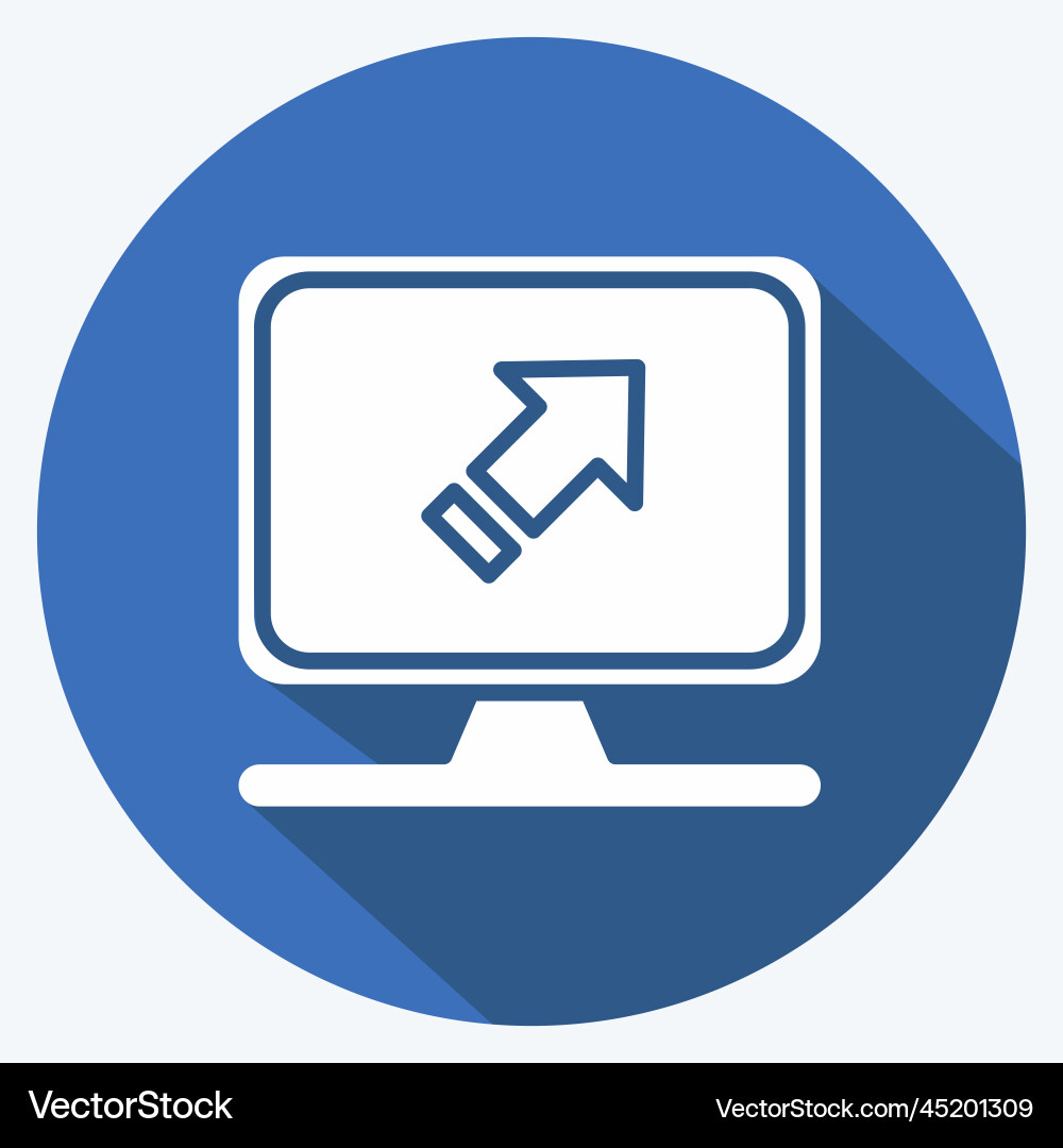 Icon computer system related to machine learning Vector Image