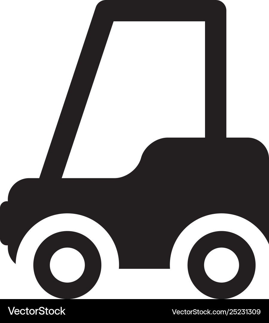 Nano car icon in flat style for app ui websites Nano car icon in flat style for app ui websites vector image