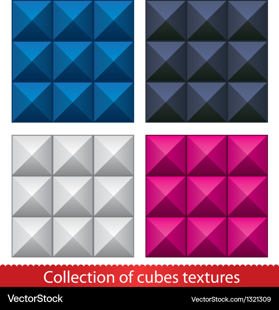 Seamless abstract cubes pattern Vector Image