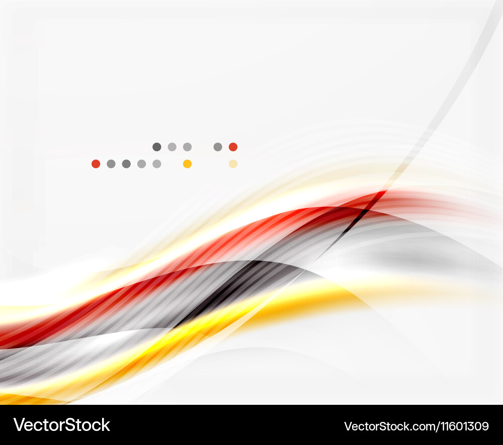 Shiny wave abstract background Royalty Free Vector Image