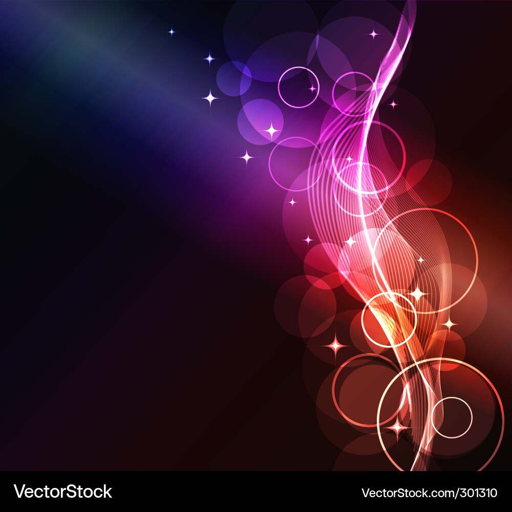 Abstract Glow Effect Background vector image