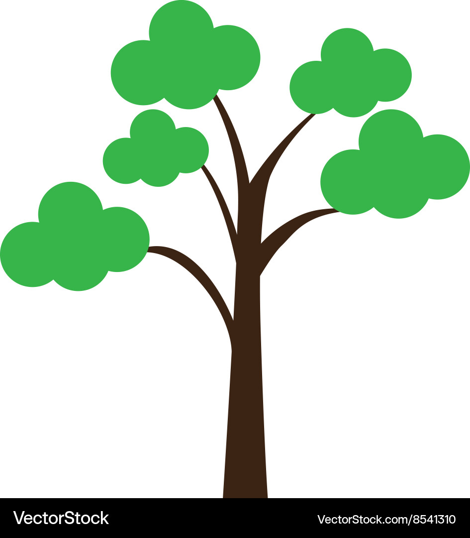 Abstract tree Vector Image