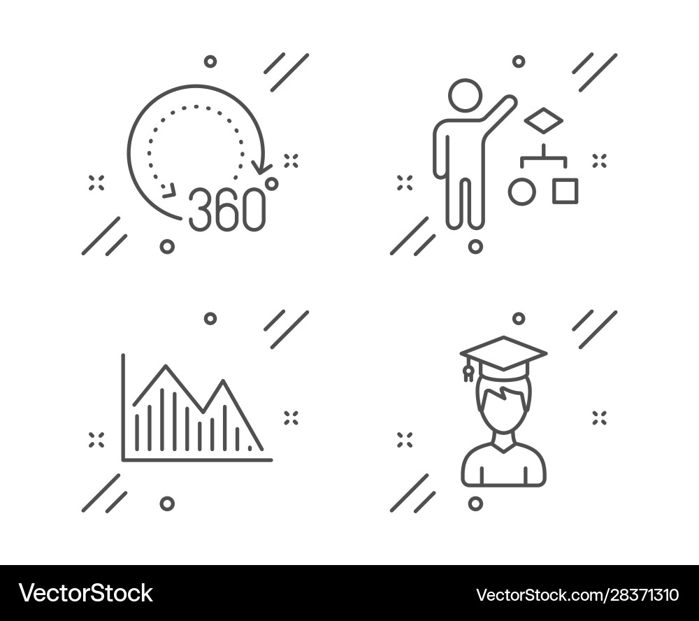 Algorithm & Investment Icons vector image