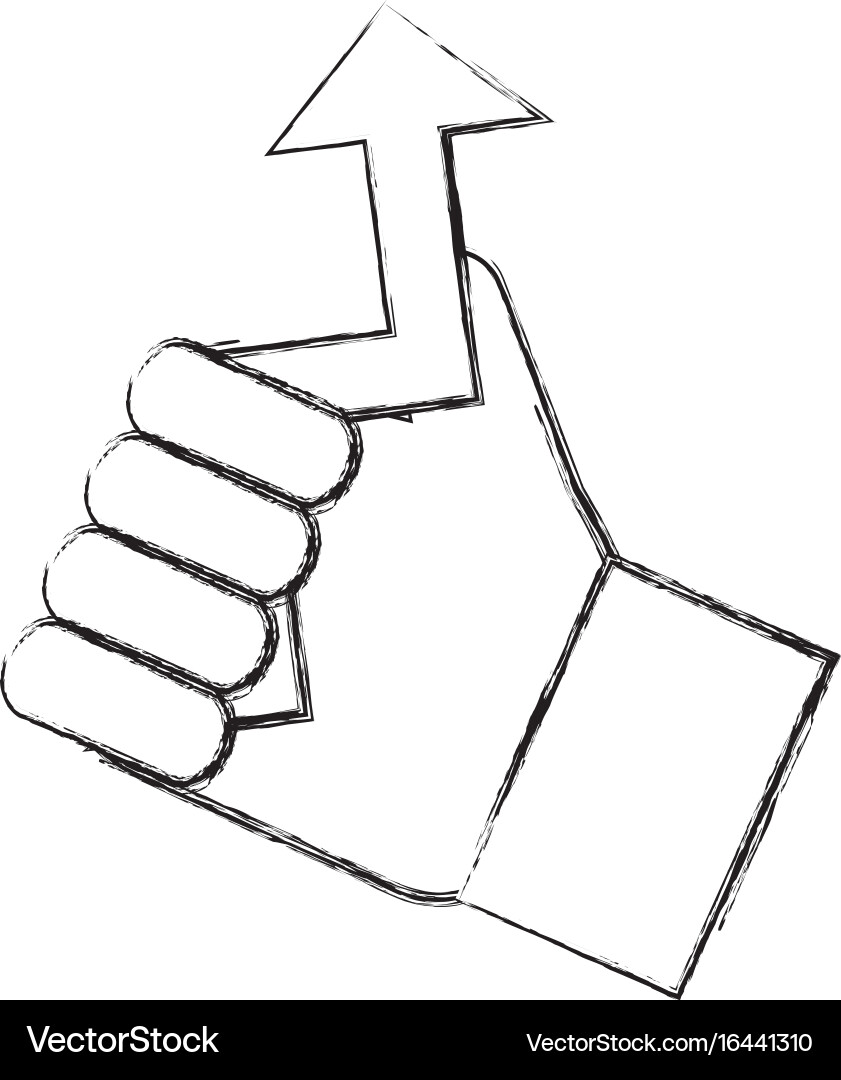 Arrow pointer symbol vector image