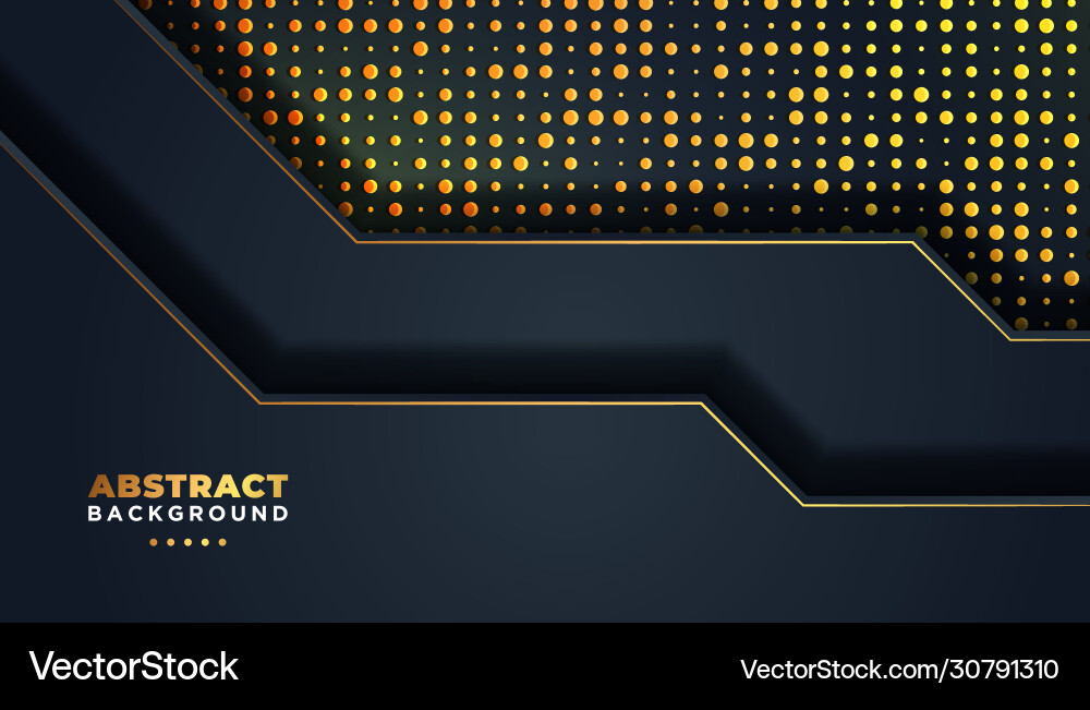 Dark abstract background with overlap layers Vector Image