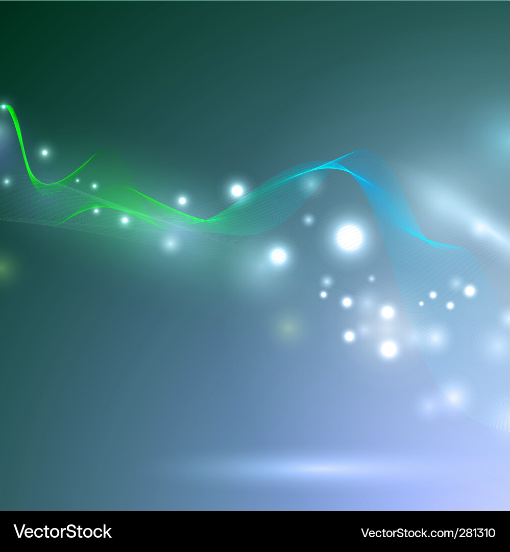 Dynamic Light Trails vector image