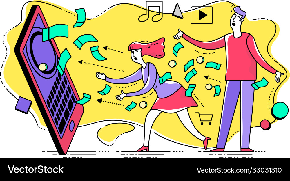 Flat design for presentation web landing page Flat design for presentation web landing page Vector Image