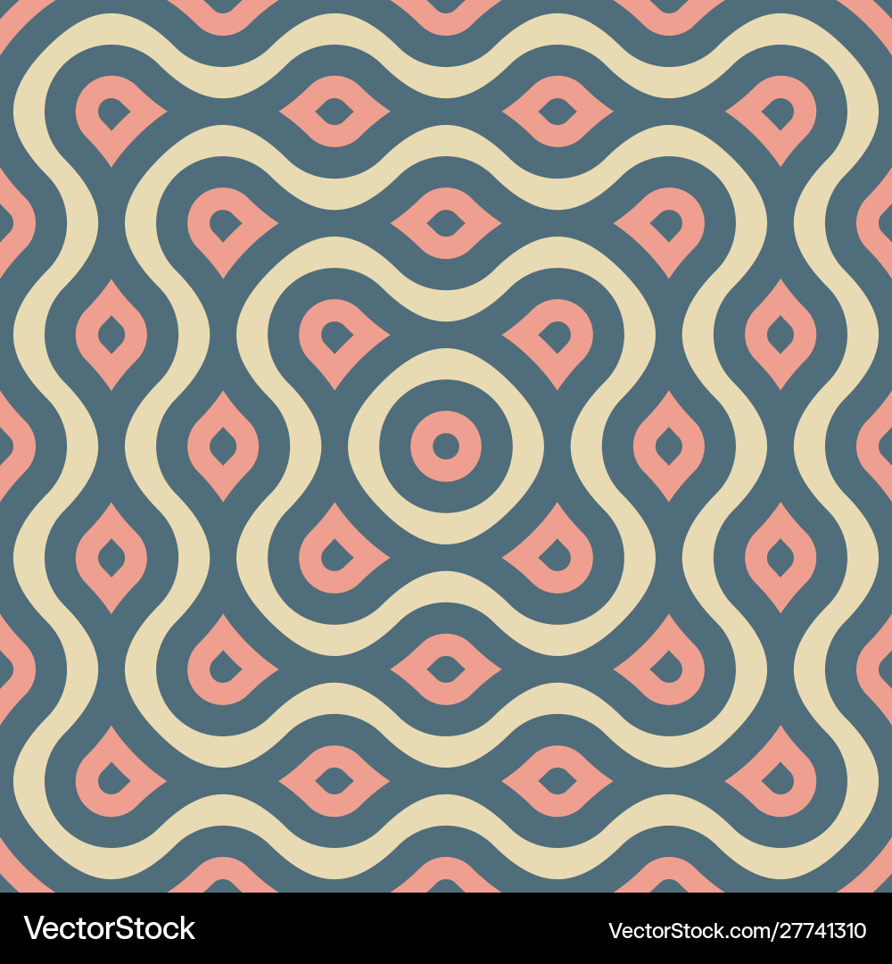 Geometric Line Pattern Vector Image