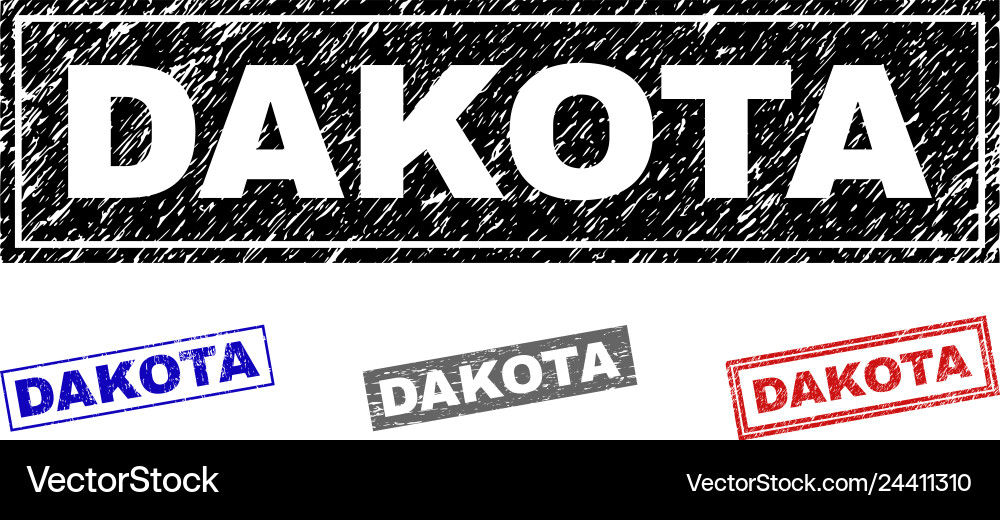 Grunge dakota strukturierte Rechteck Wasserzeichen Grunge dakota strukturierte Rechteck Wasserzeichen vektorbild